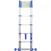 Échelle Télescopique Renforcée – Sécurité Maximale – Aluminium Compact