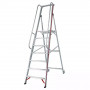 Escabeau mobile plate-forme avec longue main courante