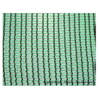 Filet PEHD 50% brise-vent - 40% d'ombrage - vert / noir
