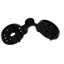 Clip noir de fixation pour brise-vue ou brise-vent