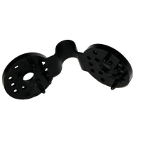 Clip noir de fixation pour brise-vue ou brise-vent