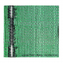 Filet d'ombrage à maille rectangulaire vert/noir occultation 55 %