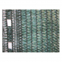 Filet d'ombrage à maille rectangulaire vert/noir occultation 85 %