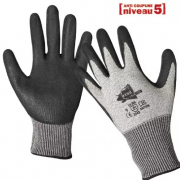 Gant anti-coupure Latex Lisse – Coupure niveau 5 – Manusweet