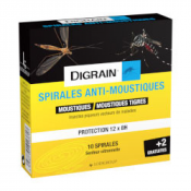 Spirales Anti-Moustiques Extérieur – Protection 8H – Parfum Citronnelle
