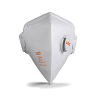 Masque pliable FFP2 – Protection respiratoire – À soupape – Uvex