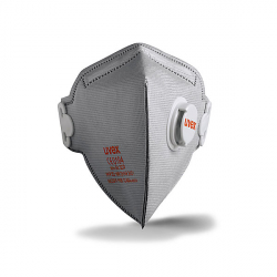 Masque pliable FFP2 avec soupape et filtre carbone
