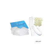 Kit d’intervention antipollution huiles 30L – boudins et absorbants