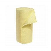 Rouleaux feuilles absorbantes 2 couches jaune liquides corrosifs
