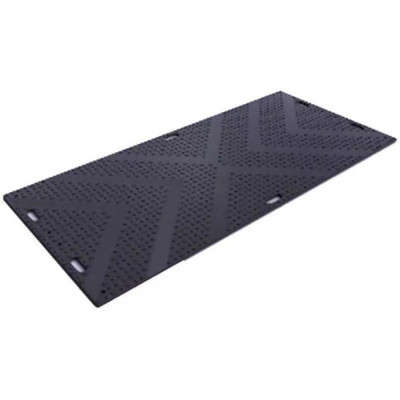 Plaque de Roulage PEHD – Double Face Antidérapante – 50 à 80 Tonnes