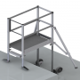 Plateforme professionnelle Alu Spéciale Escalier PFE/PFEC