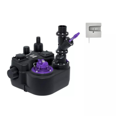Poste de Relevage AQUALIFT F BASIC – Eaux Usées WC Douche – Pompe Vortex 8,5 m