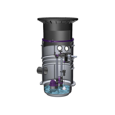 Poste de Relevage AQUALIFT S Enterré – Eaux Grises Pluviales – Pompe GTF 8 m
