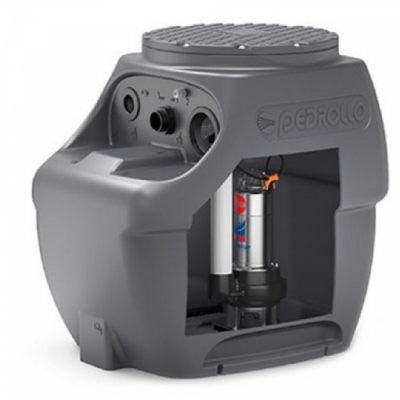 Station de Relevage 250 L – Pompe TOP2 VORTEX – Installation Hors Sol ou Enterrée
