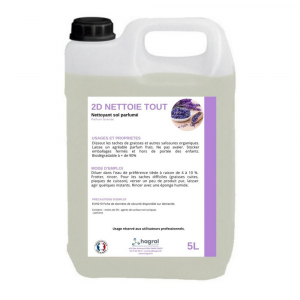 2D NETTOIE TOUT LAVANDE Nettoyant sol & surface parfumé