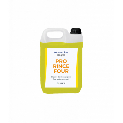 Hagral PRO RINCE FOUR Liquide de rinçage pour four autonettoyant - USAGE PRO UNIQUEMENT