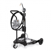 Chariot mobile pour fût avec pompe à membrane déportée 50 L/min