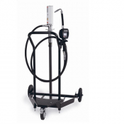 Chariot mobile pour fût avec pompe à piston 55 L/min