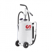 Distributeur d'huile carrossé par pompe manuelle 25 L sur roues