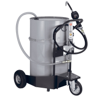 Distributeur d'huile pour fût avec pompe pneumatique déportée Distributeur d'huile pour fût avec pompe pneumatique déportée