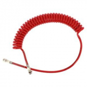 Tuyau spiralé 4M Ø6,5x10MM avec embouts pivotants mâles 3/8''