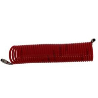 Tuyau spiralé 5M Ø6x8MM avec embouts pivotants mâles 1/4''