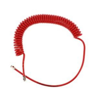 Tuyau spiralé 6M Ø5x8MM avec embouts pivotants mâles 1/4''