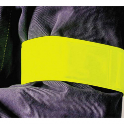 Brassard jaune fluo 50 cm retroreflechissant